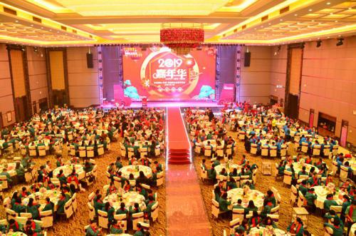 迎机缘、抓立异、促升级、同心造未来 金沙8087国际工业园召开2018年岁情总结表扬大会