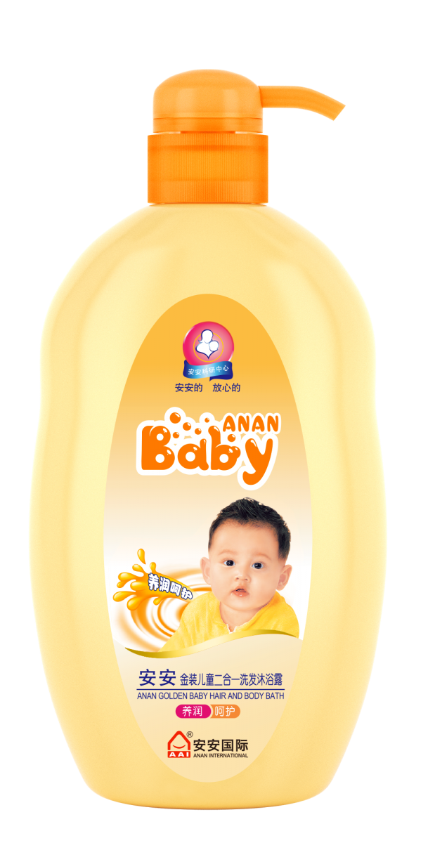 金沙8087金装儿童二合一洗发沐浴露 养润呵护