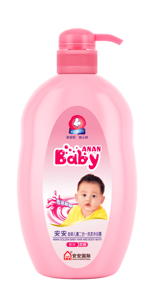 金沙8087金装儿童二合一洗发沐浴露 倍润甜睡