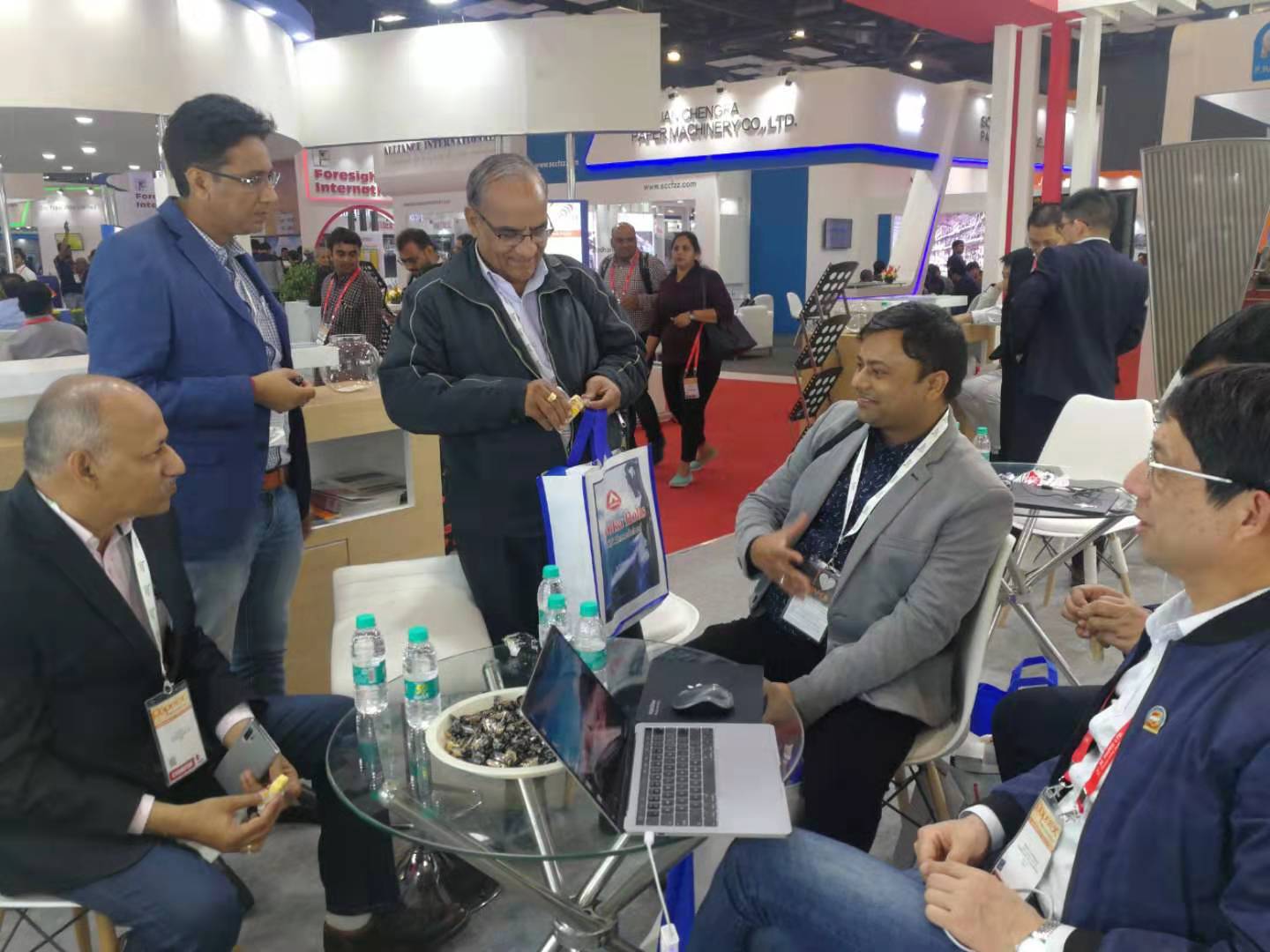 SLMC Delegation Attend the 2019Paperex International Paper Exhibition