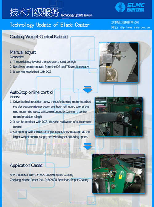 Update of Coating Weight Control